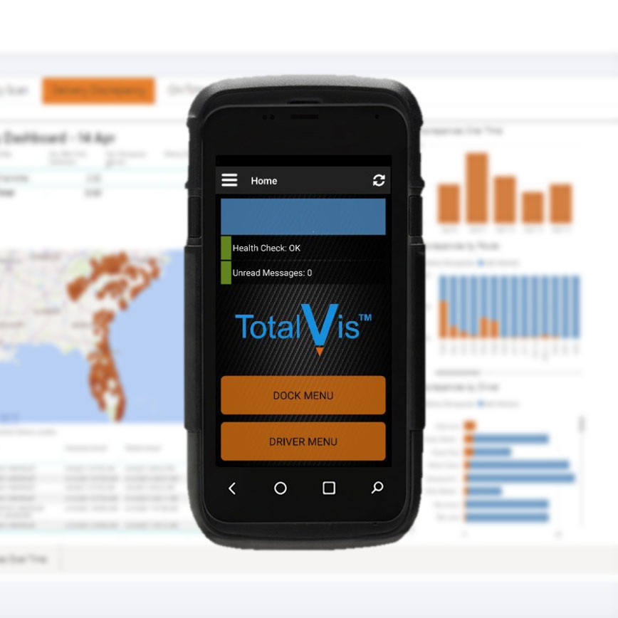 TotalVis app on scanner